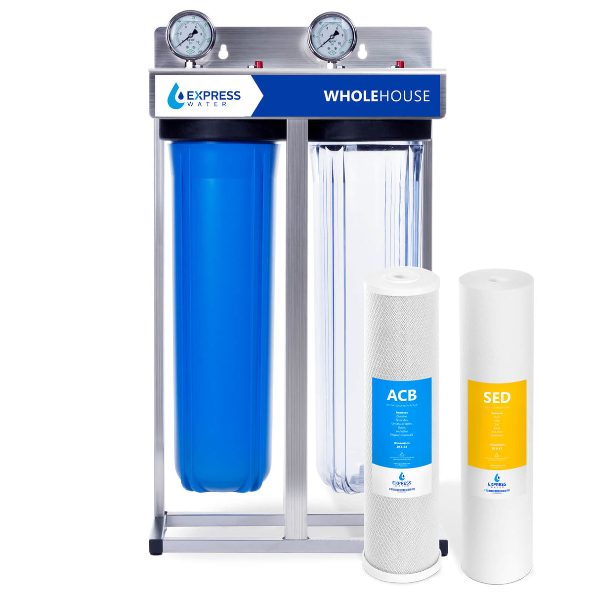 Home Water EZchange Drinking Water Filter, 2-Stage - CIVOC and