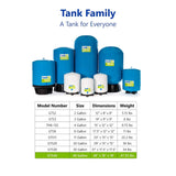 Flexwave Composite 40 Gallon (27 Gal. Capacity) RO Pressure Tank 1-1/4 NPT  (FWRO40)