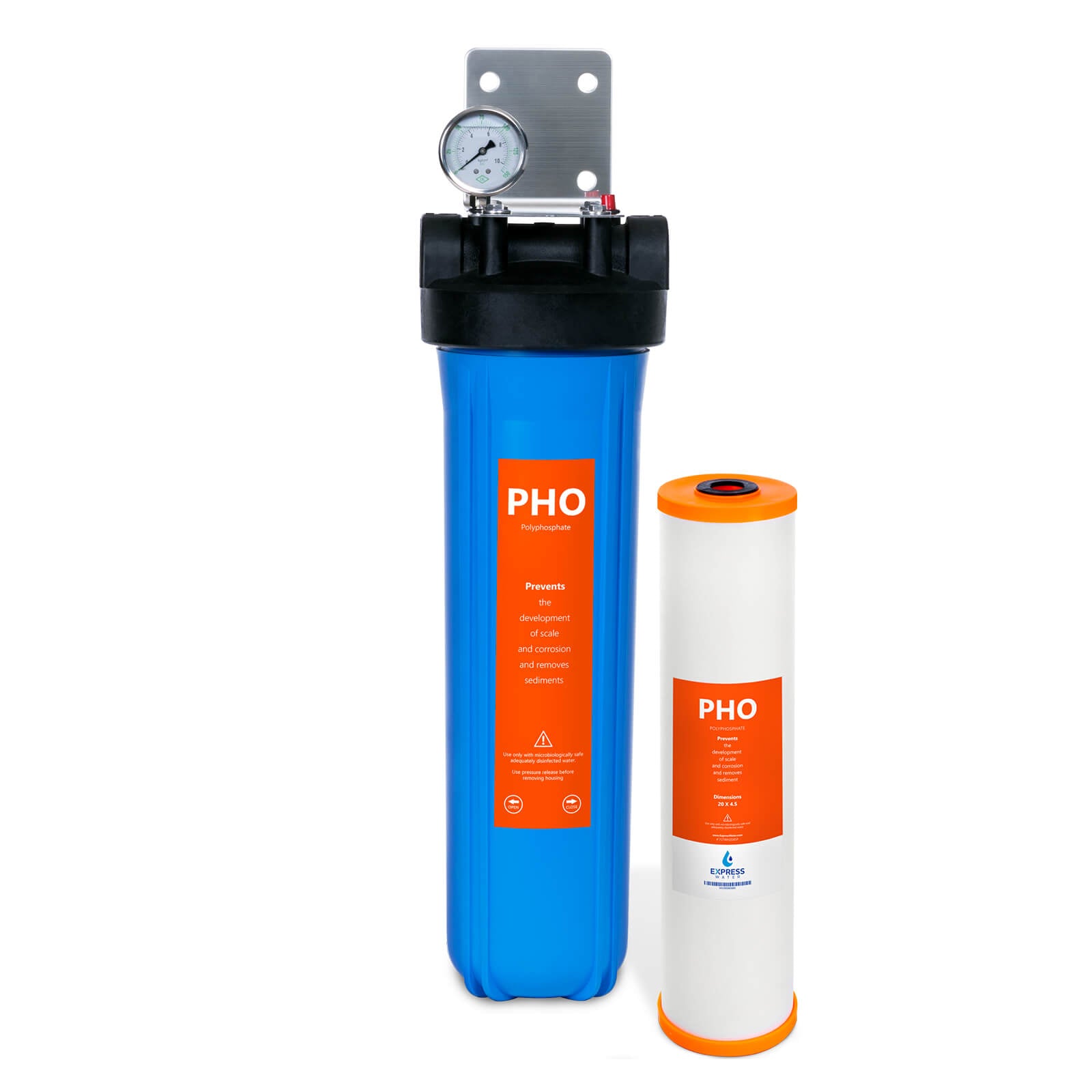 The Clean Water Filter Kit is a single step inline water filter