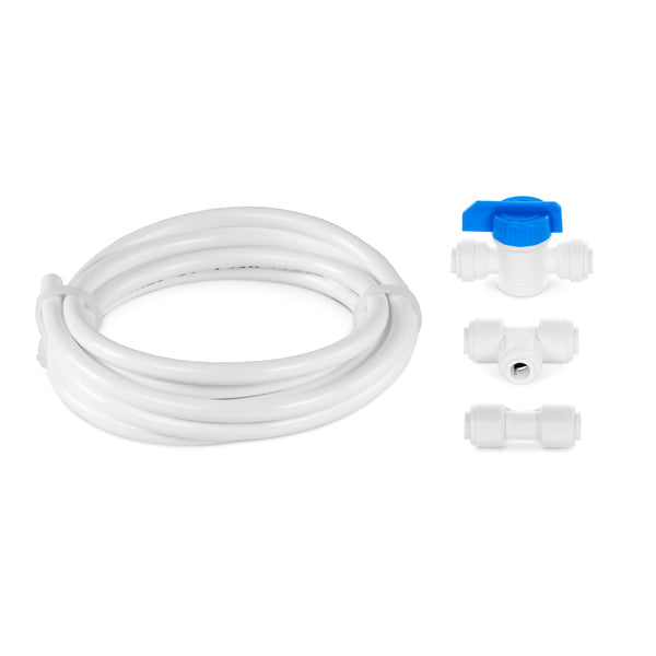 ISPRING Ice Maker Kit for Reverse Osmosis Systems and Water Filters with  Extra Brass Fitting for Fridge Water Inlet ICEK - The Home Depot